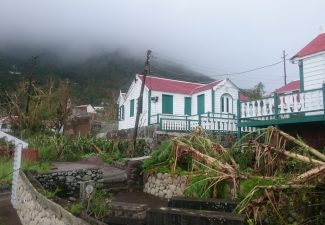 Wegen op Saba en Sint Eustatius weer begaanbaar