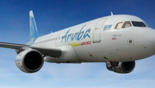 Eerste vlucht Aruba Airlines geland op Hato