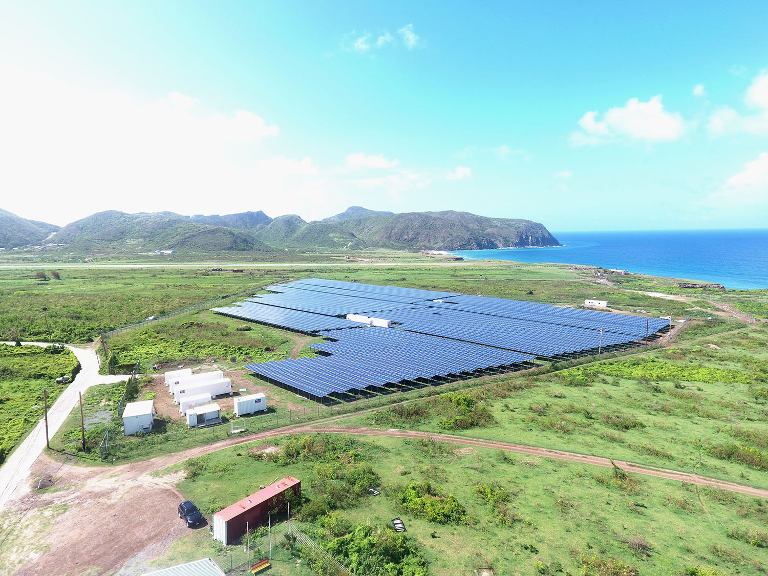 Sint Eustatius schakelt over op zonnepark
