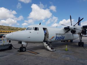 Fokker 50 Insel op Hato