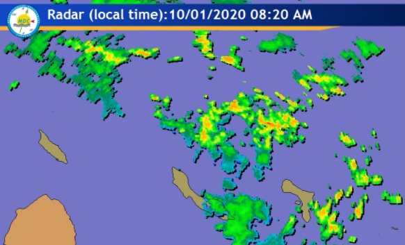 Weer op Curaçao voor donderdag 1 oktober