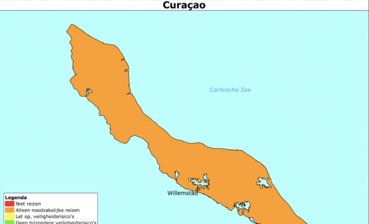 Aanpassing reisadvies Curaçao; thuisquarantaine en test verplicht