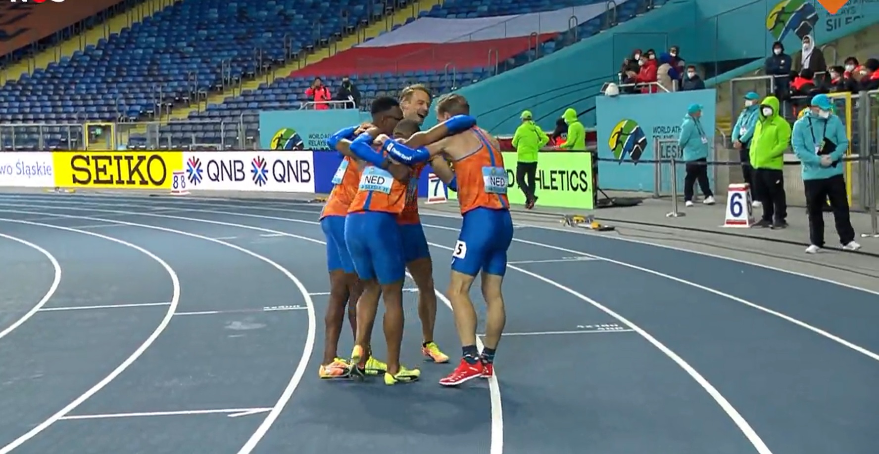 Uniek goud estafettemannen op 4x400 bij WK in Polen - Curacao.nu